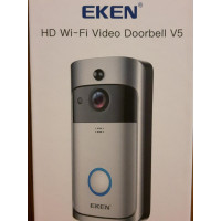 Дверной видео звонок. Eken Wi-Fi video doorbell v5. С вызовом на смартфон.