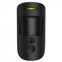 Ajax MotionCam Black. Беспроводной датчик движения с фотоподтверждением тревог