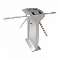 ZKTeco TS1222. Турникет двухпроходной с  четырьмя встроенными считывателями отпечатка пальца  и функцией