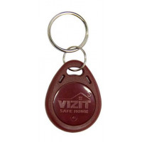 Брелок бесконтактный VIZIT-RF3.1 (Пластиковый, цвет - красный)