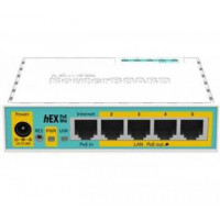 MikroTik hEX PoE lite (RB750UPr2). 5-портовый маршрутизатор